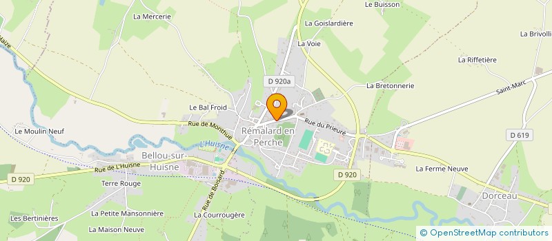 localisation de l'entreprise SCI ALINE à REMALARD-EN-PERCHE