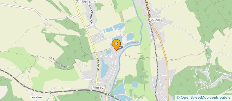 localisation de l'entreprise SCI ALINE  MEREY