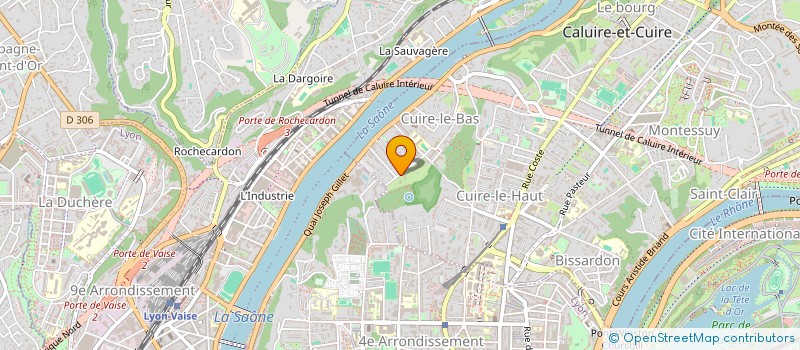 localisation de l'entreprise SCI ALINE C  CALUIRE ET CUIRE