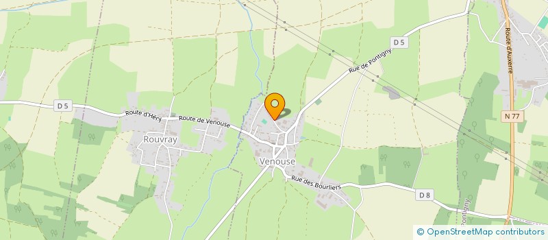 localisation de l'entreprise SCI ALINE ET THOMAS JAVEL  VENOUSE