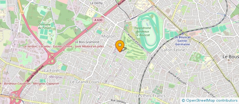 localisation de l'entreprise SCI ALINGO  BORDEAUX