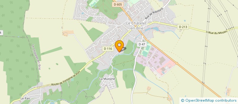 localisation de l'entreprise SCI ALINICO  LE CHATELET-EN-BRIE