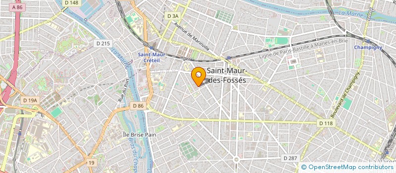 localisation de l'entreprise SCI ALIOJA à SAINT-MAUR-DES-FOSSES