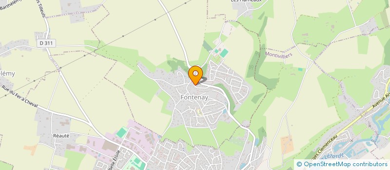 localisation de l'entreprise SCI ALIOME  FONTENAY