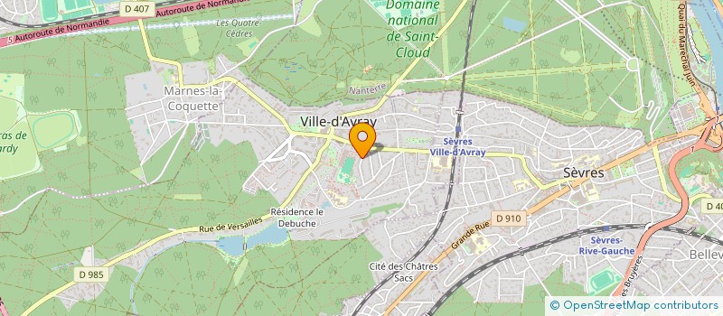 localisation de l'entreprise SCI ALIOTT IMMO  VILLE-D'AVRAY