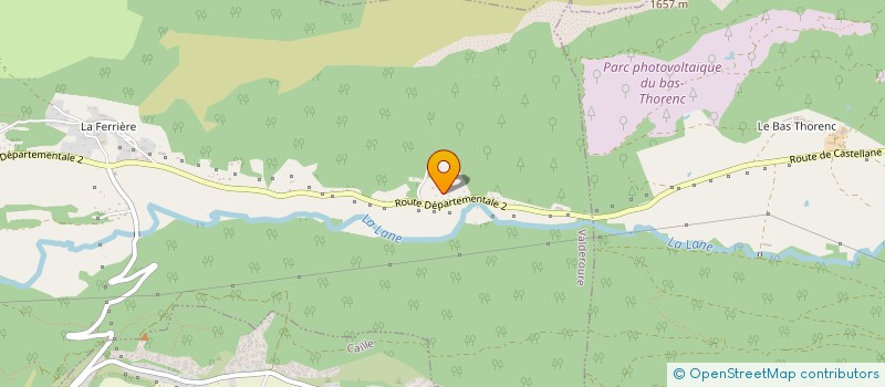 localisation de l'entreprise SCI ALIOTTA  VALDEROURE