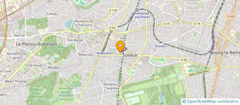 localisation de l'entreprise SCI ALIREA AETAS à SCEAUX