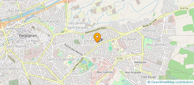 localisation de l'entreprise SCI ALIS à PERPIGNAN