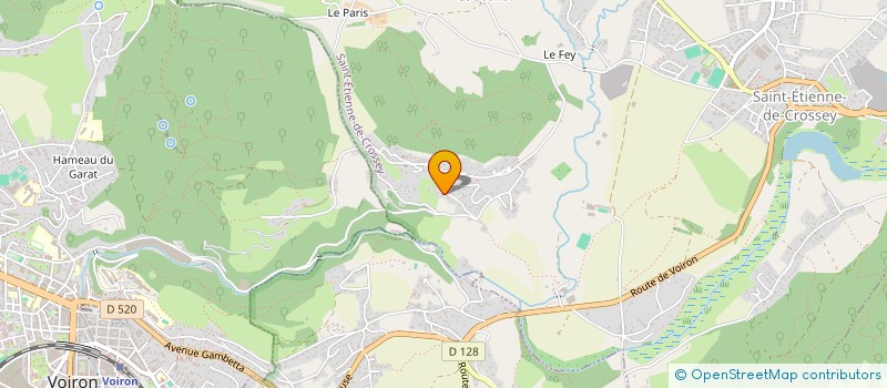 localisation de l'entreprise SCI ALIS  SAINT-ETIENNE-DE-CROSSEY