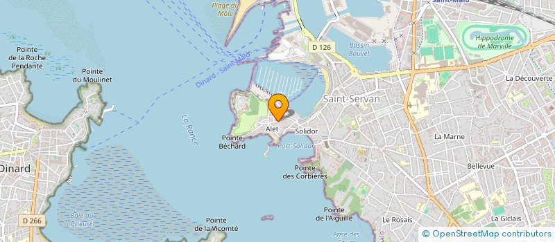localisation de l'entreprise SCI ALISA  SAINT-MALO