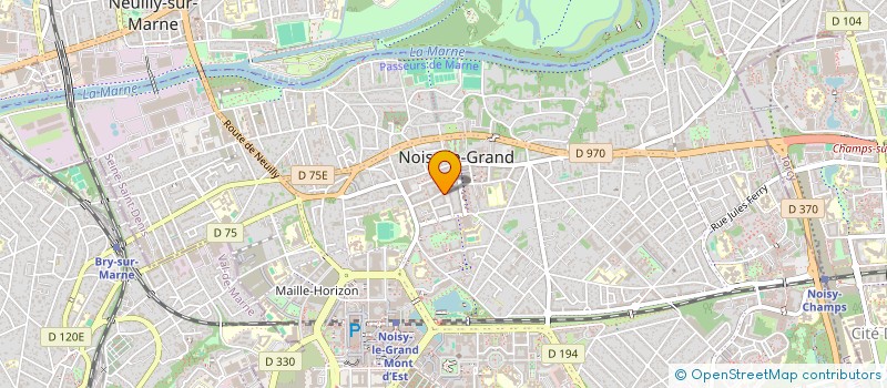 localisation de l'entreprise SCI ALISA à NOISY-LE-GRAND