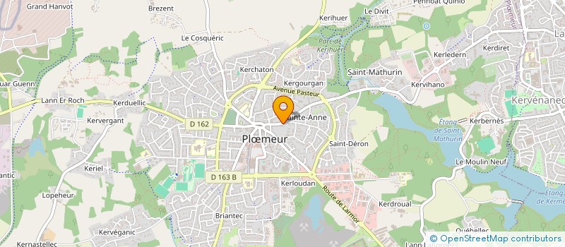 localisation de l'entreprise SCI ALISA à PLOEMEUR