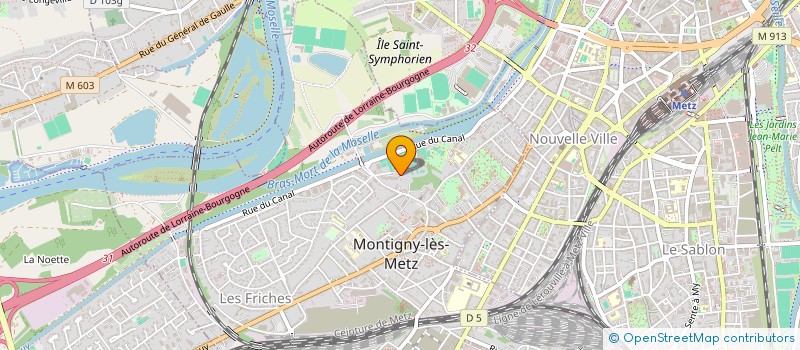 localisation de l'entreprise SCI ALISE à MONTIGNY-LES-METZ