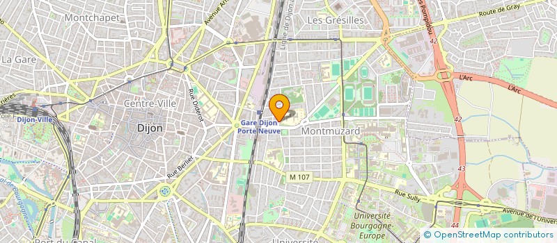 localisation de l'entreprise SCI ALISE à DIJON
