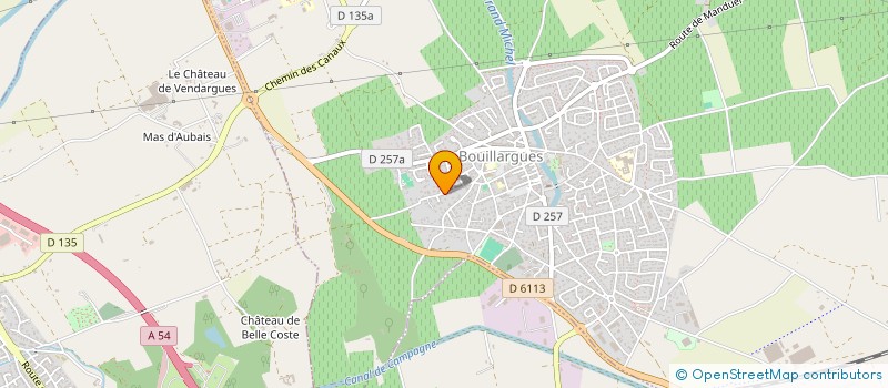 localisation de l'entreprise SCI ALISE  BOUILLARGUES