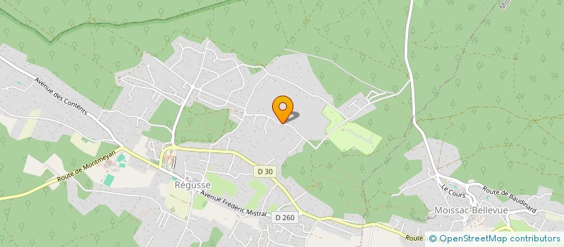 localisation de l'entreprise SCI ALISE à REGUSSE