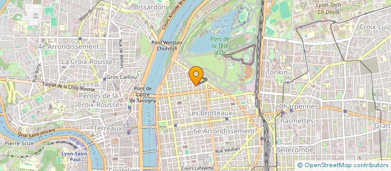 localisation de l'entreprise SCI ALISE  LYON 6EME