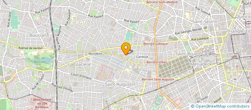 localisation de l'entreprise SCI ALISON à BORDEAUX