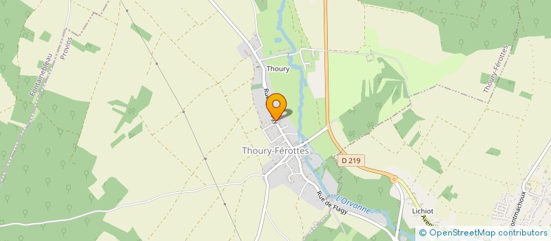 localisation de l'entreprise SCI ALISON  THOURY-FEROTTES