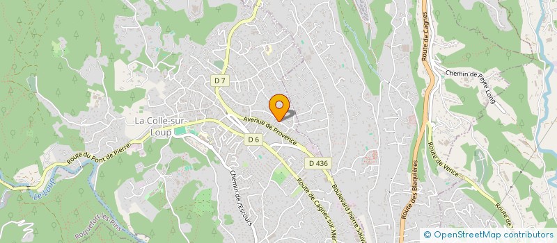 localisation de l'entreprise SCI ALISON  LA COLLE-SUR-LOUP