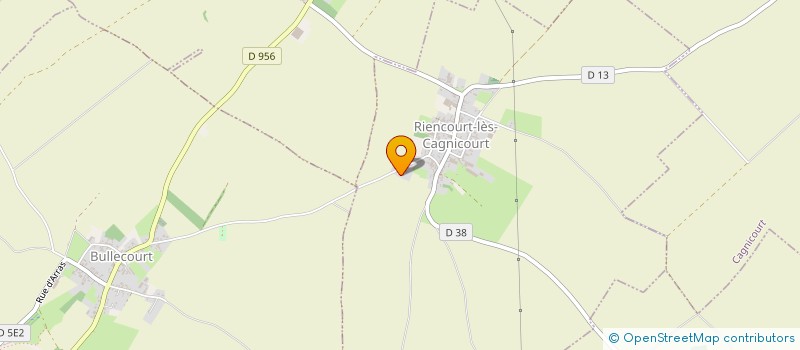 localisation de l'entreprise SCI ALISSE MAINCENT  RIENCOURT-LES-CAGNICOURT