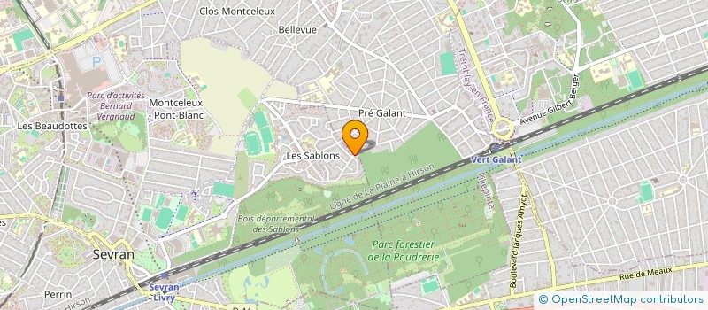 localisation de l'entreprise SCI ALIT à SEVRAN