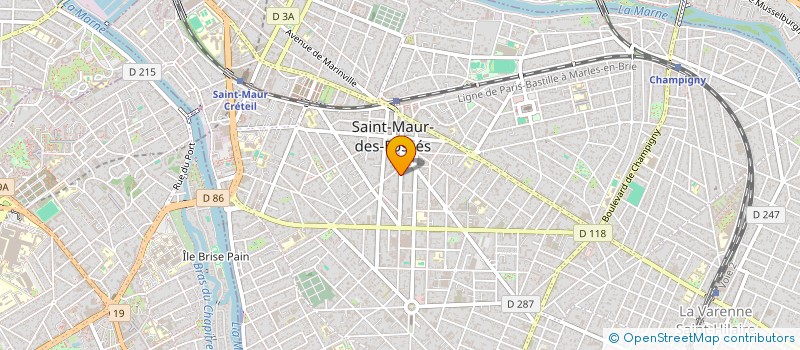 localisation de l'entreprise SCI ALITE à SAINT-MAUR-DES-FOSSES