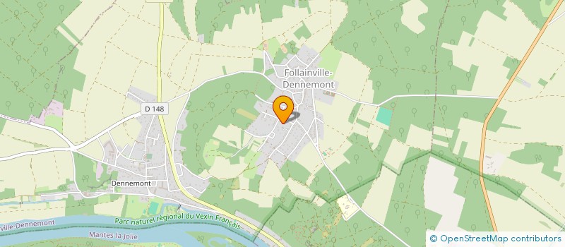 localisation de l'entreprise SCI ALITOM  FOLLAINVILLE-DENNEMONT