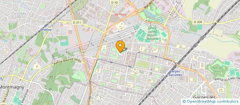 localisation de l'entreprise SCI ALIVER à SARCELLES
