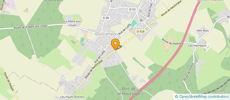 localisation de l'entreprise SCI ALIVIC  QUINCAMPOIX