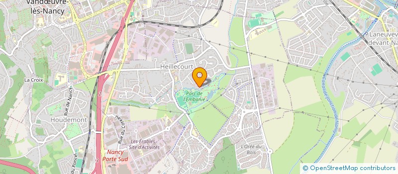 localisation de l'entreprise SCI ALIX 3  HEILLECOURT