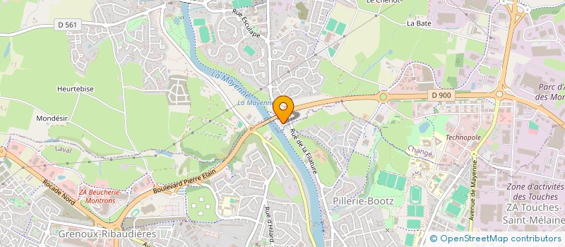 localisation de l'entreprise SCI ALIX  CHANGE