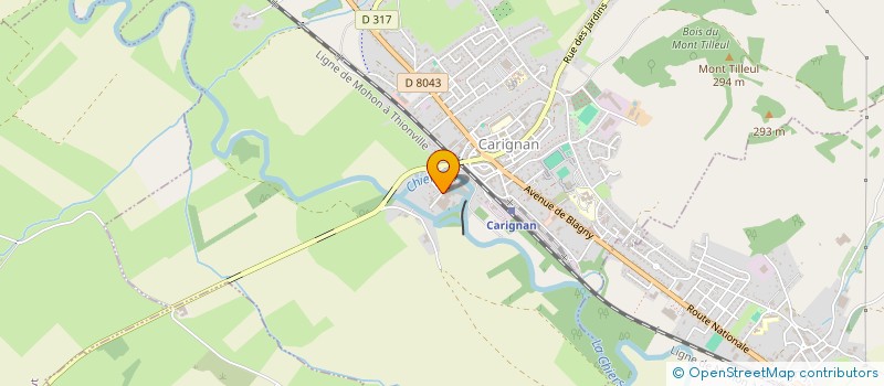 localisation de l'entreprise SCI ALIX  CARIGNAN