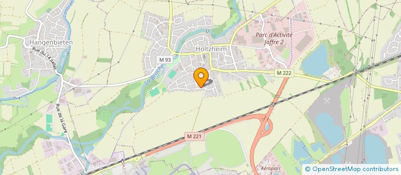 localisation de l'entreprise SCI ALIX  HOLTZHEIM