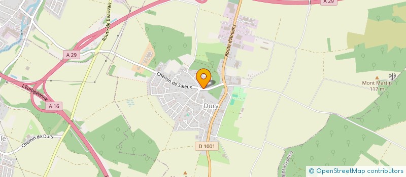 localisation de l'entreprise SCI ALIX  DURY