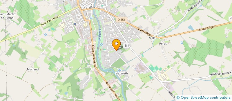 localisation de l'entreprise SCI ALIX  NERAC