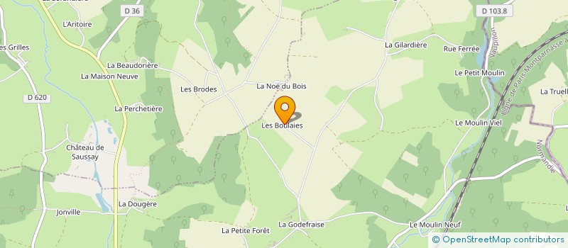 localisation de l'entreprise SCI ALIX à BRETONCELLES