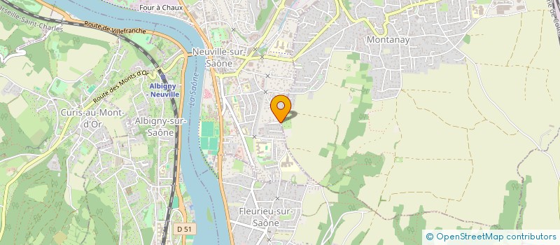 localisation de l'entreprise SCI ALIX  NEUVILLE-SUR-SAONE