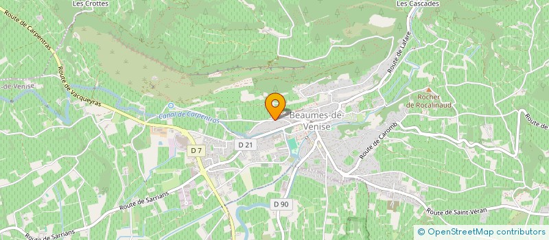 localisation de l'entreprise SCI ALIX  BEAUMES-DE-VENISE