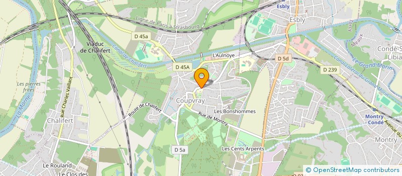 localisation de l'entreprise SCI ALIX  COUPVRAY