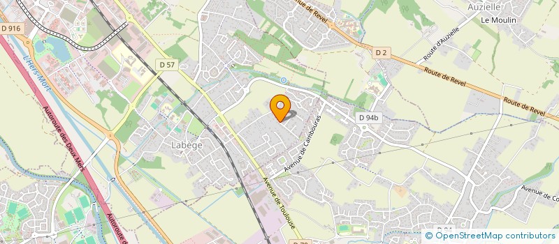 localisation de l'entreprise SCI-ALIX  LABEGE