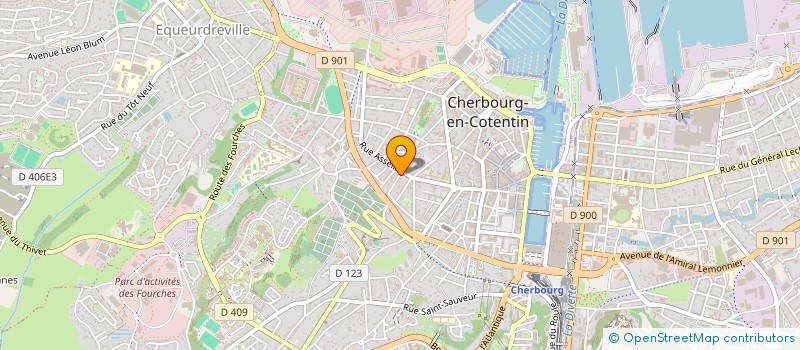 localisation de l'entreprise SCI ALIX BA à CHERBOURG-EN-COTENTIN