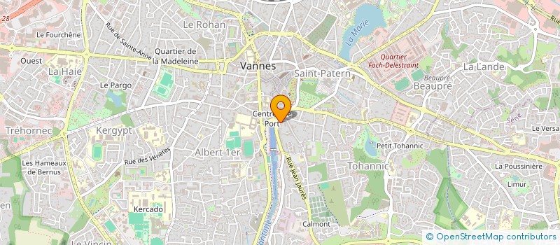 localisation de l'entreprise SCI ALIX BRIAND DEVERRIERE à VANNES