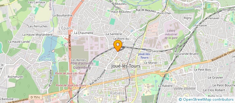 localisation de l'entreprise SCI ALIX ET ALAIN à JOUE-LES-TOURS