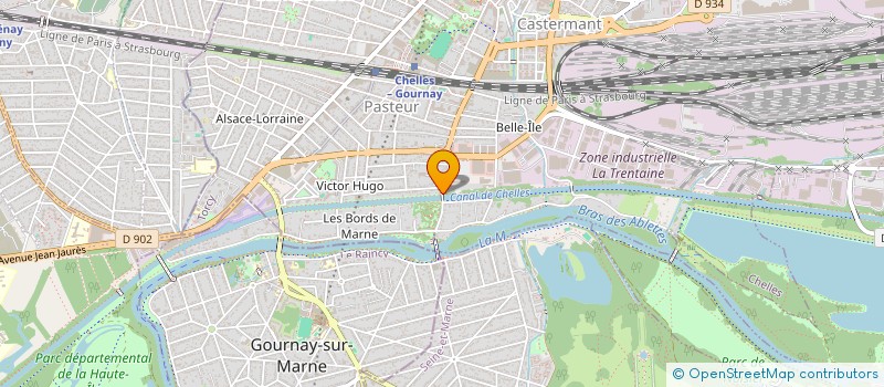 localisation de l'entreprise SCI ALIX GUILLAUME  CHELLES