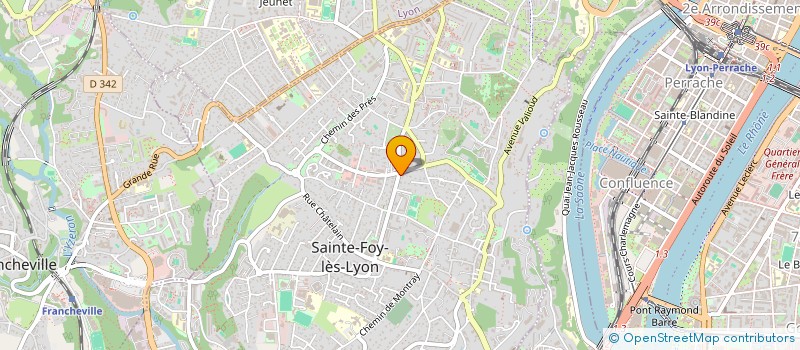 localisation de l'entreprise SCI ALIX INVEST  SAINTE-FOY-LES-LYON