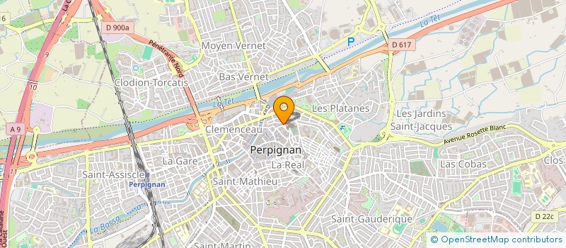 localisation de l'entreprise SCI ALIXE  PERPIGNAN