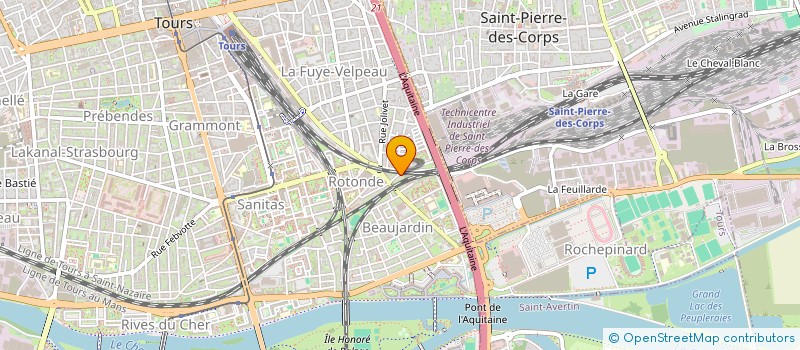 localisation de l'entreprise SCI ALIXE  TOURS