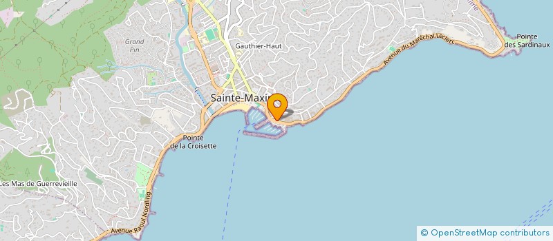 localisation de l'entreprise SCI ALIXE MATHILDE à SAINTE-MAXIME