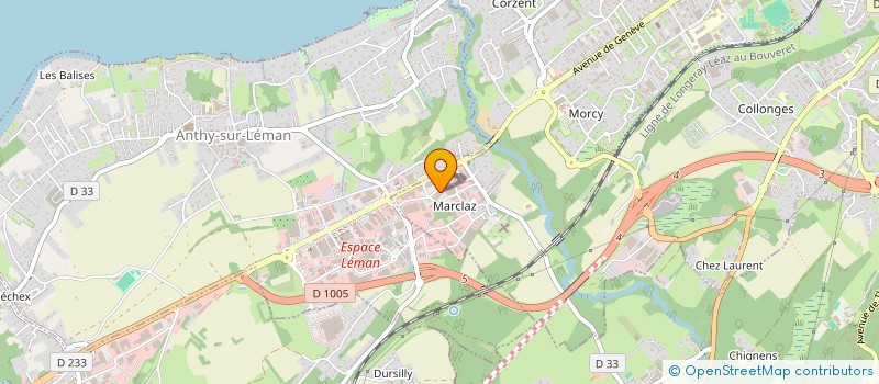 localisation de l'entreprise SCI ALIZE à THONON-LES-BAINS